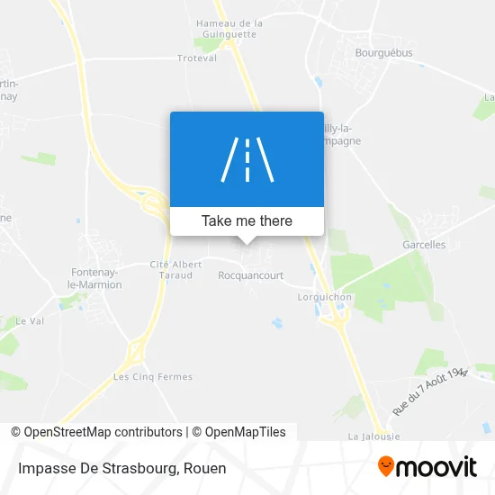 Impasse De Strasbourg map