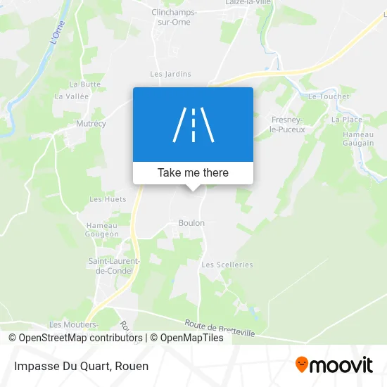 Impasse Du Quart map