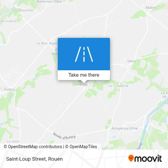 Rue Saint-Loup map