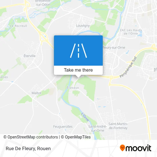 Rue De Fleury map