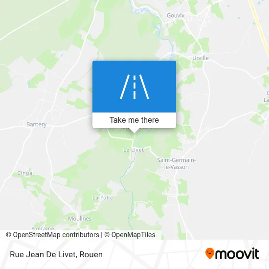Rue Jean De Livet map