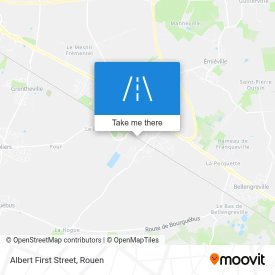 Mapa Rue Albert Premier
