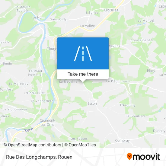 Rue Des Longchamps map