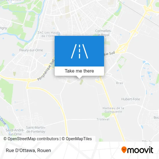 Rue D'Ottawa map