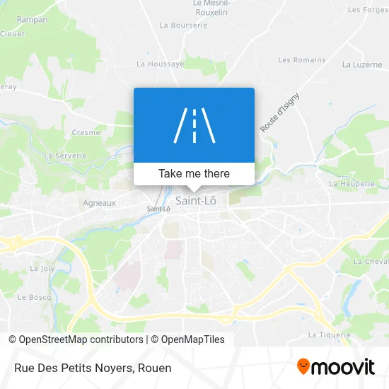 Rue Des Petits Noyers map