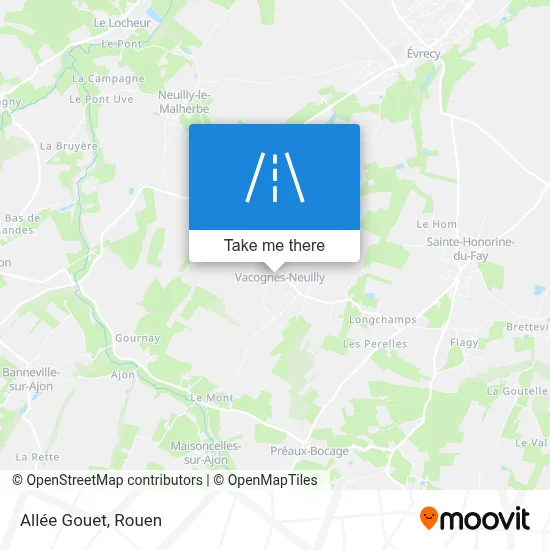 Allée Gouet map