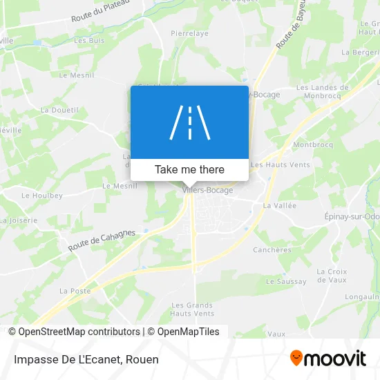Impasse De L'Ecanet map