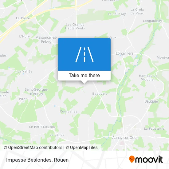 Impasse Beslondes map
