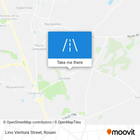 Mapa Rue Lino Ventura