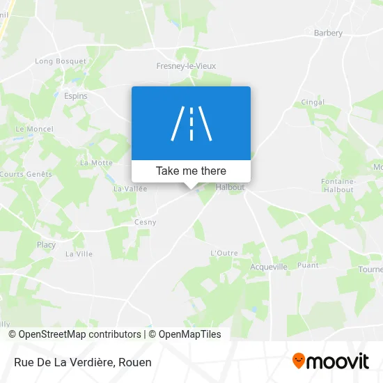 Rue De La Verdière map