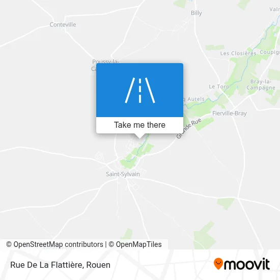 Rue De La Flattière map