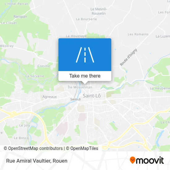 Rue Amiral Vaultier map