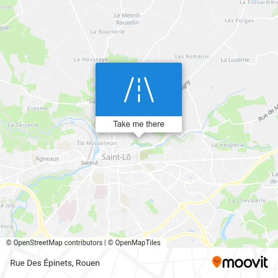 Rue Des Épinets map