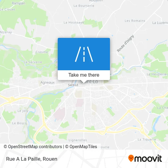 Rue A La Paille map