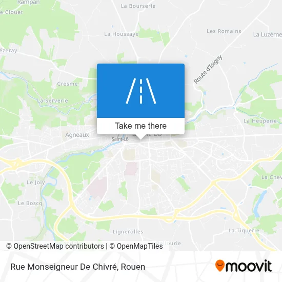Rue Monseigneur De Chivré map