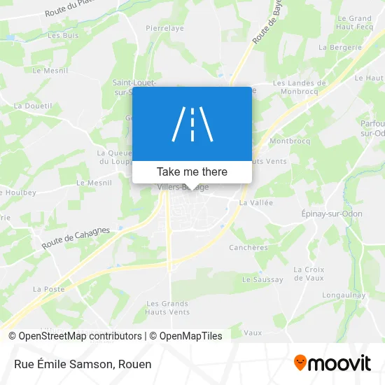 Rue Émile Samson map
