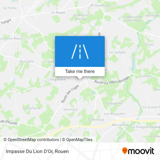Impasse Du Lion D'Or map