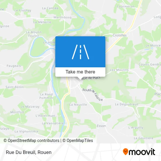Rue Du Breuil map