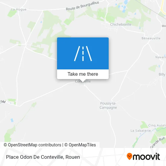 Place Odon De Conteville map