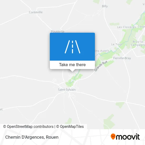 Mapa Chemin D'Argences