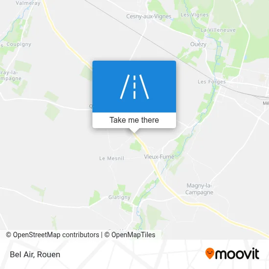 Bel Air map