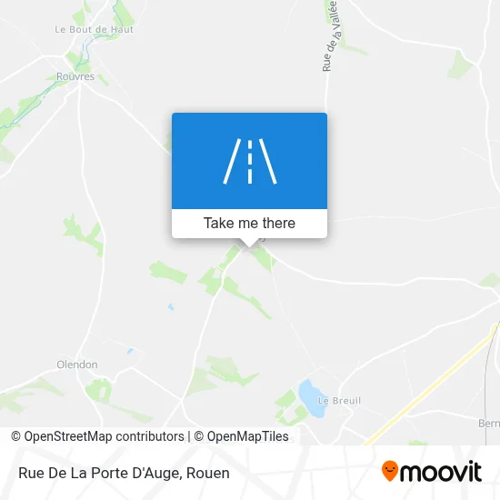 Mapa Rue De La Porte D'Auge