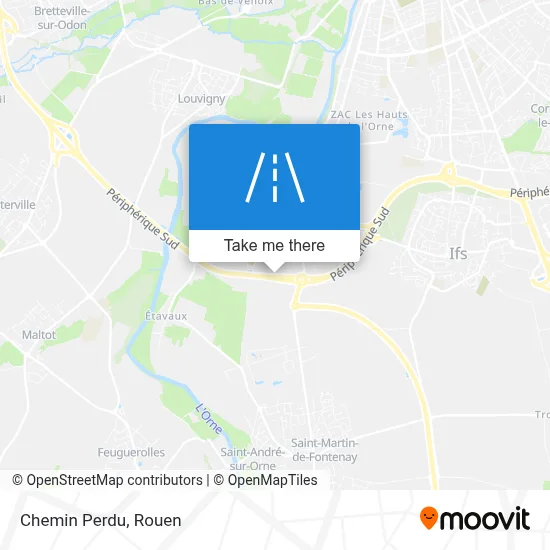 Chemin Perdu map