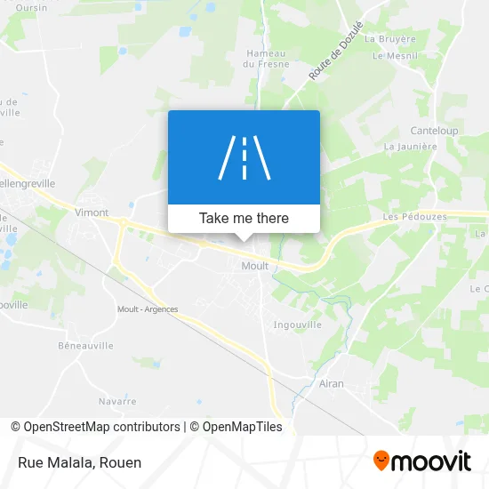 Mapa Rue Malala