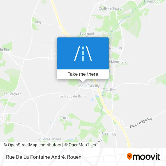 Rue De La Fontaine André map