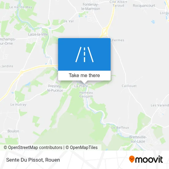 Sente Du Pissot map