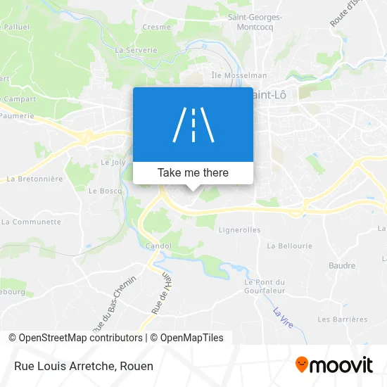Rue Louis Arretche map