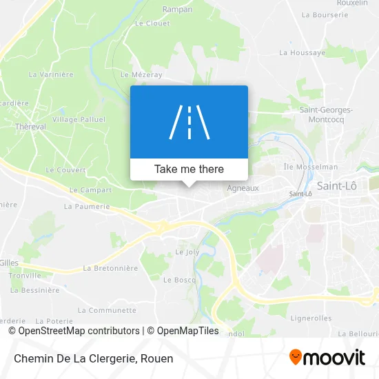 Chemin De La Clergerie map