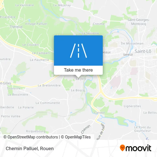 Chemin Palluel map