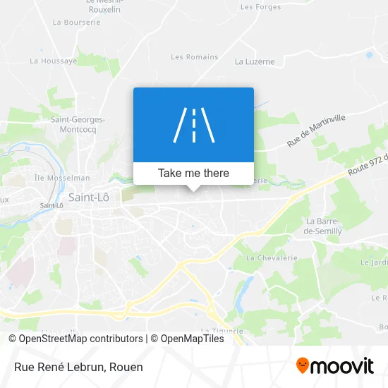 Mapa Rue René Lebrun