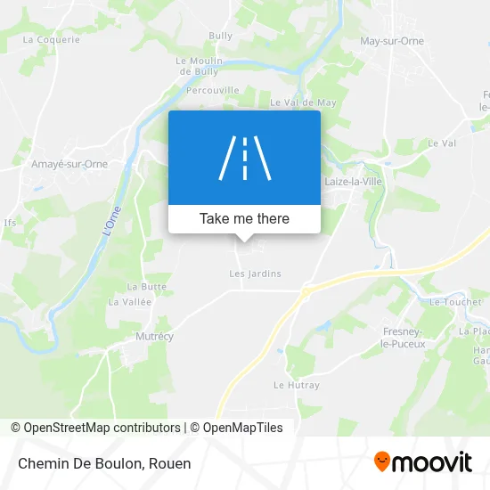 Chemin De Boulon map