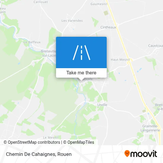 Chemin De Cahaignes map