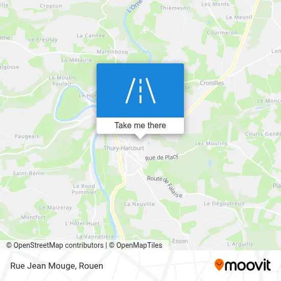 Rue Jean Mouge map