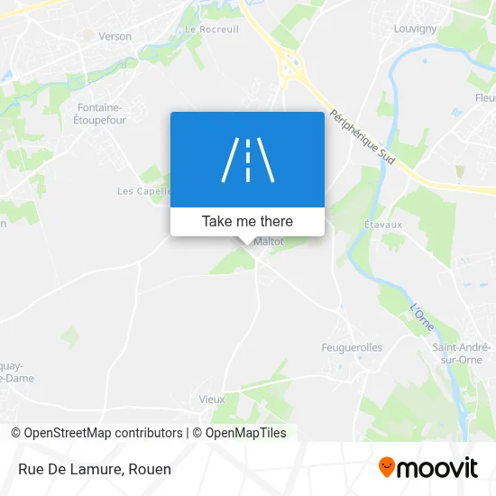 Mapa Rue De Lamure