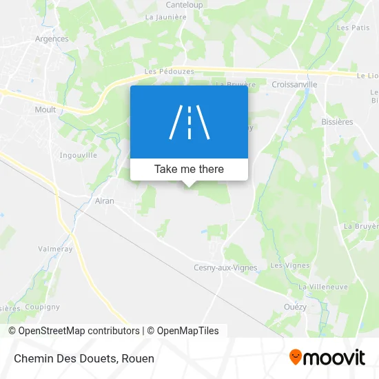 Mapa Chemin Des Douets