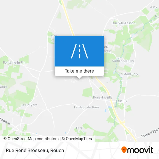 Rue René Brosseau map
