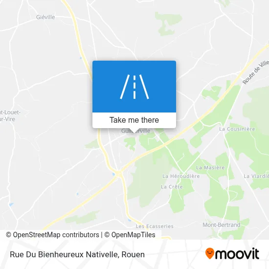 Rue Du Bienheureux Nativelle map