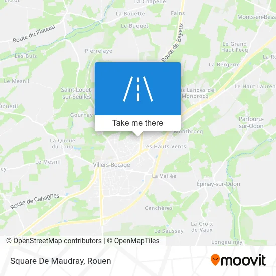 Mapa Square De Maudray