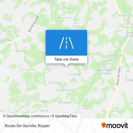 Route De Ourville map