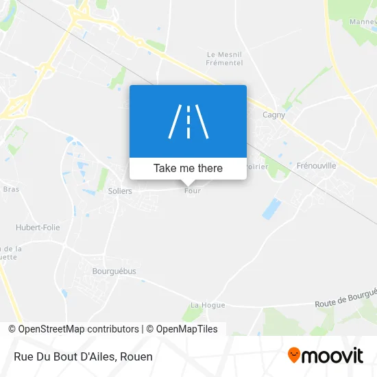 Rue Du Bout D'Ailes map