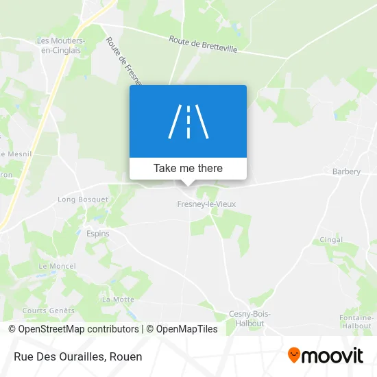 Rue Des Ourailles map