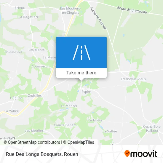 Rue Des Longs Bosquets map