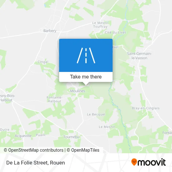 Mapa Rue De La Folie