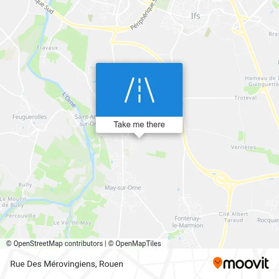 Rue Des Mérovingiens map