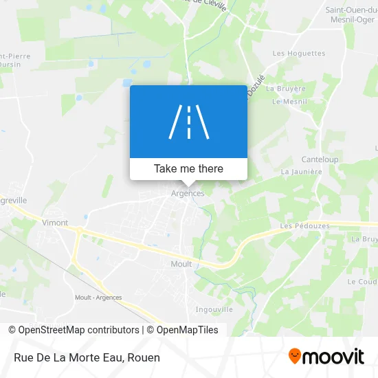 Rue De La Morte Eau map