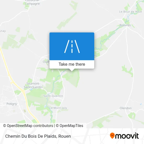 Chemin Du Bois De Plaids map